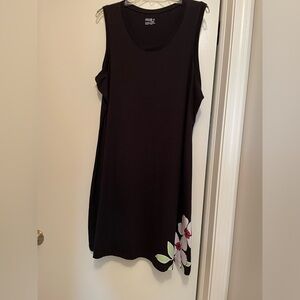 Black beach dress